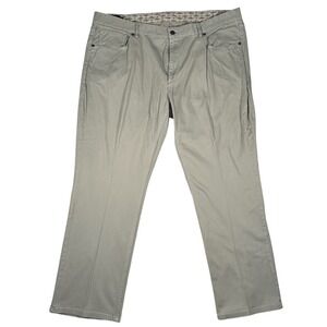 Pendleton Mens Chino Pants 42x30 Tan Khaki Stretch Cotton 5-Pocket Straight Leg
